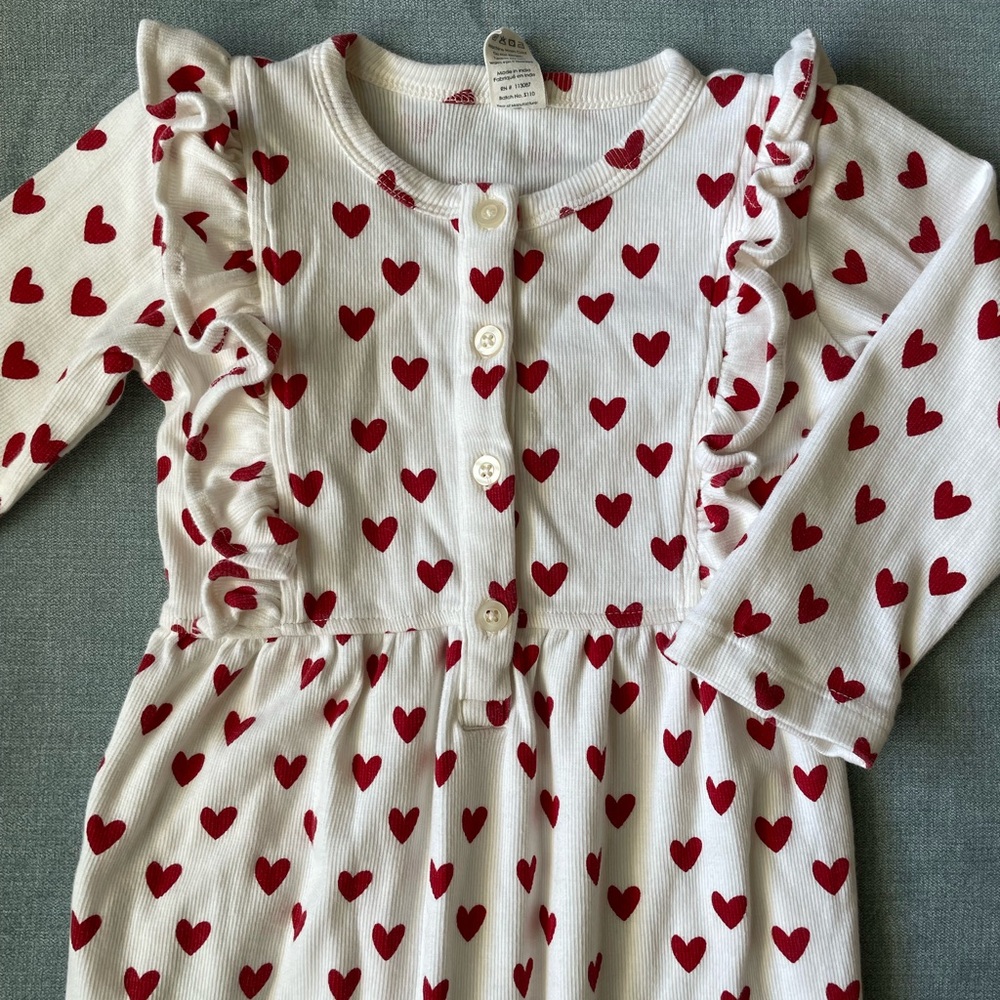 Kate Quinn Red Heart Jumpsuit